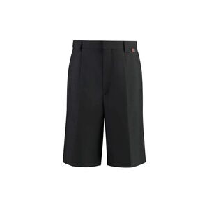 Gucci Black Polyester Bermuda Men's Shorts